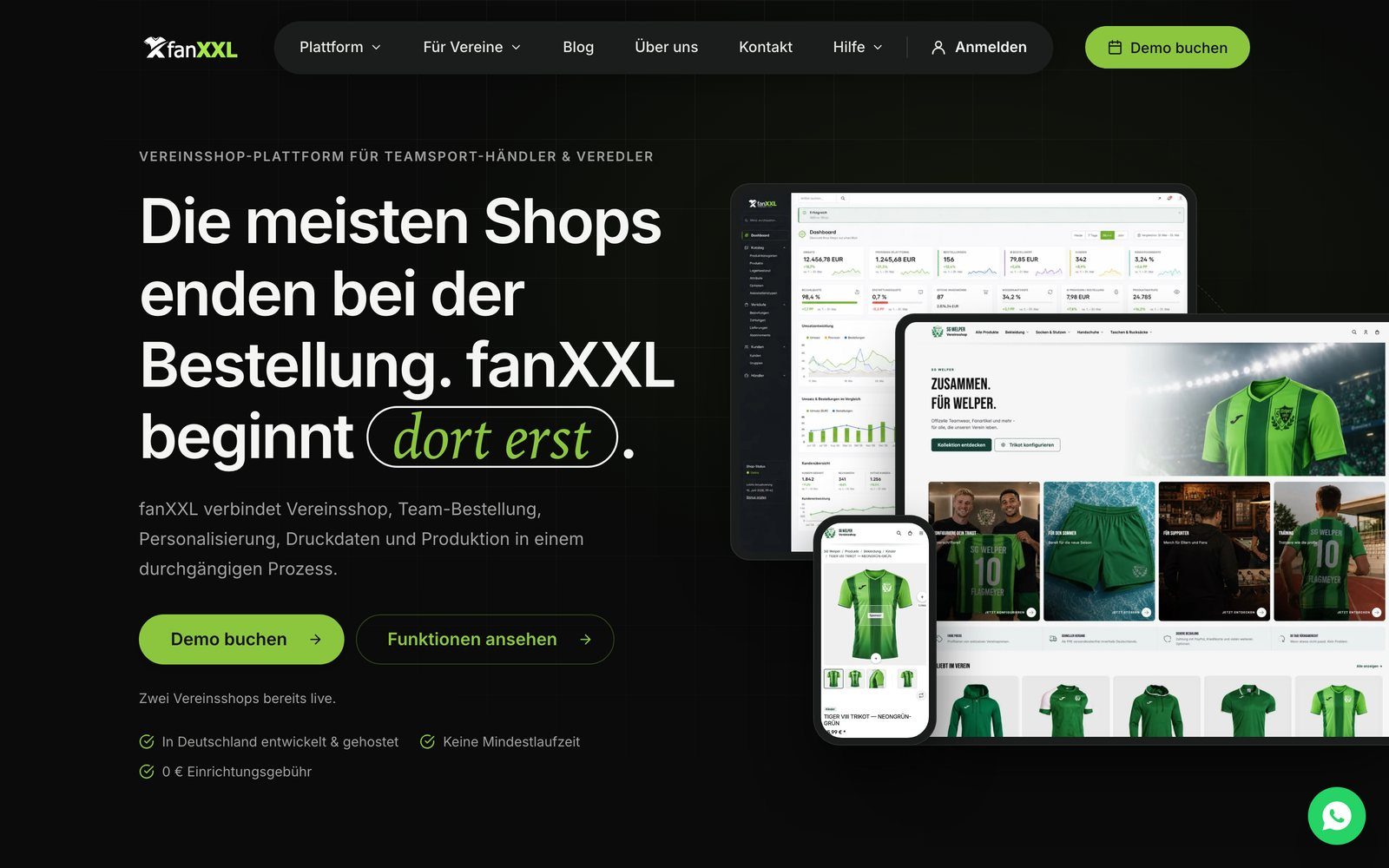 Startseite von fanXXL